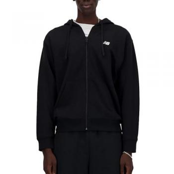 New Balance Men's Sport Essentials French Terry Full Zip Hoodie Black L