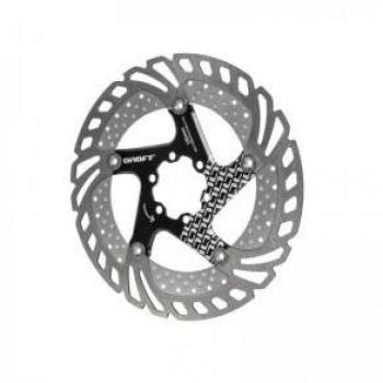 Disco de Freno Cooler Flotante Negro-Plata - Disco Onoff cooler flotante para freno hidráulico de bicicleta de montaña/MTB