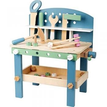 Nordic Wooden Toy Workbench with Tools by Small Foot by Legler - Craft Toys