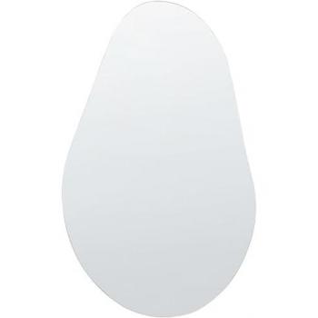 Espejo de Pared Ovalado de Vidrio Plateado 40 x 65 cm sin Marco Aubagne