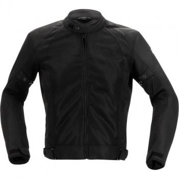 Richa Chaqueta de Moto Airsummer Negra Textil para Hombre con Protección y Ventilación
