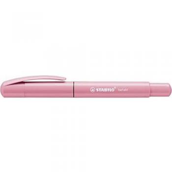 Bolígrafo Stabilo Roller Befab Rosa Pastel con tinta suave y recarga incluida