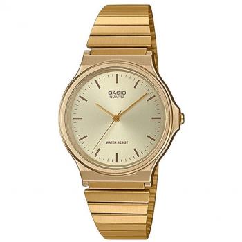 Casio Men's Quartz Analog Gold Tone Stainless Steel Watch with Champagne Dial MQ-24G-9E