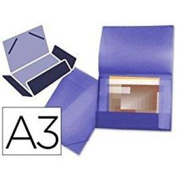Liderpapel SS19 - Carpeta porta documentos, A3, color violeta
