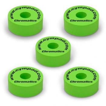Cympad Chromatics Green Drum Pad Set (5-Piece, 40/15mm)