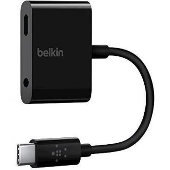 Belkin RockStar Adaptador de audio de 3,5 mm y carga USB-C