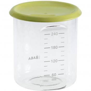 BEABA - Potito de conservación para la comida del bebe, con tapa, 240 ml, Neón