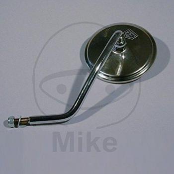 Espejo Retrovisor Izquierdo BUMM 110 mm para Vespa y Piaggio, Montaje en Manillar, Acero Inoxidable