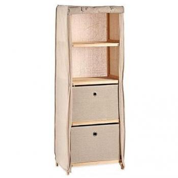 Estantería Beige 28 x 113 x 42 cm Madera Marrón