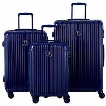 Travel World Set De 3 Trolleys Con 4 Ruedas DoblesAzul Marino