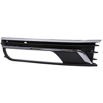 Rejilla de Ventilación para Parachoques delantera izquierda con orificio para faros antiniebla Volkswagen Passat 2010-2014 Van Wezel 5740593