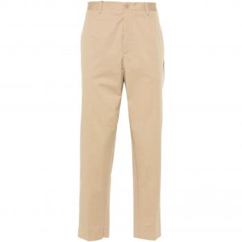 Etro Men's Comfortable Fit Cotton Trousers in Beige | Size 46 | MREA000299TUEA6M0528