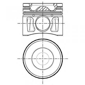 Nüral 87-427707-10 pistón