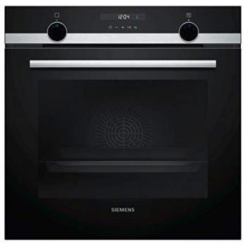 Horno Multifunción Siemens HB537A0S0, 7 Funciones de Cocción, 71L, 3600W, Acero Inoxidable y Cristal Negro