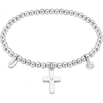 Pulsera Lotus Style LS2170-2/2 Acero Inoxidable 316L con Motivo de Cruz para Mujer