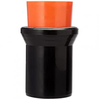 Juego de conexión para inodoro suspendido Grohe, color negro, incluye entrada y salida ø45/110 mm