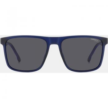 Carrera Men's Rectangular Sunglasses - Black Frame, 57mm Size