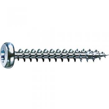 Tornillo de Madera SPAX 3.5x30 mm T-Star Plus Wirox Cabeza Redonda (1000 unidades)