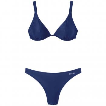 Beco Mujer Triángulo Bikini Summer of Love, Mujer, Schwimmkleidung, Marine, 42 [DE 40]