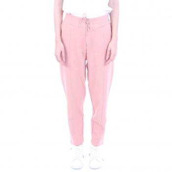 Nike W NSW Swsh Pant Ft Pantalón, Mujer, Rose Gold/White, L