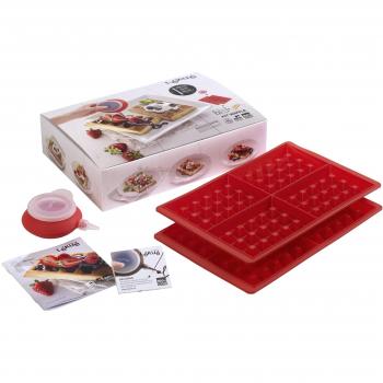 Lékué 3000011 - Kit para elaborar gofres, multicolor