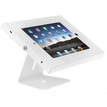 SecurityXtra SecureDock Uno - Low Profile Mount & Enclosure for iPad 2/3/4/Air/Air 2/iPad and Pro 9.7'' - White