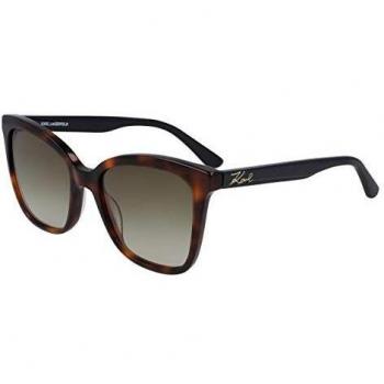 Karl Lagerfeld Unisex KL988S Acetate Sunglasses, Havana, One Size, Category 2 Lenses