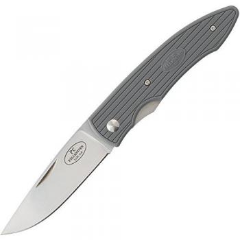 Fallkniven Navaja PCgh Fabricada en Acero Laminado de Cobalto Lam.CoS y con una Hoja DE 7,3 cm, Mango de Grilon en Color Gris