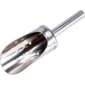 Cuchara de acero inoxidable para hielo de 20 cm.