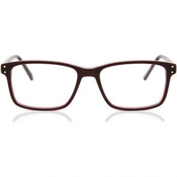Cuadrado Montuta completa Acetato Rojas Gafas Recetadas para Hombre - Gafas Anti-Azules - SmartBuy Collection