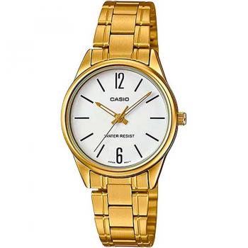 Casio Women's Yellow Gold Analog Watch LTP-V005G-7B