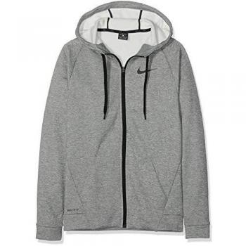 Nike M NK THRMA HD FZ Sweatshirt, Hombre, dk Grey Heather/Black, S