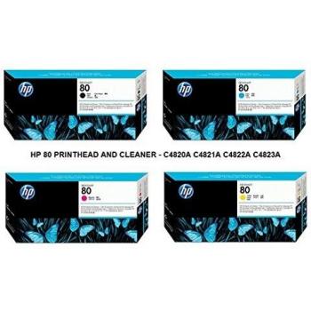HP 80 Magenta DesignJet Printhead and Cleaner (C4822A)