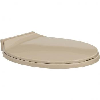 vidaXL Soft-Close Toilet Seat Beige Oval