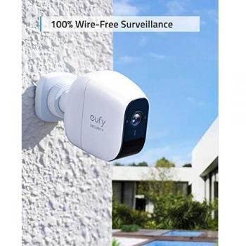 Cámara de Seguridad inalámbrica eufy Security eufyCam E, autonomía de la batería de 365 días, HD 1080p, índice de impermeabilidad IP65, Requiere el Sistema HomeBase o HomeBase E