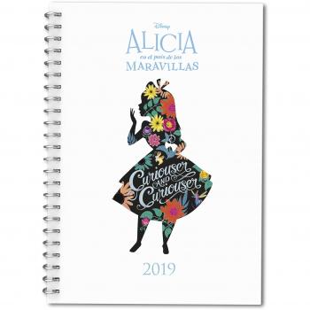 Agenda Disney 2019 Alicia en el País de las maravillas