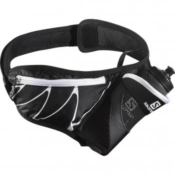 Salomon Sensibelt - Cinturón porta botellas, unisex, botella 3d 600ml incluída, negro