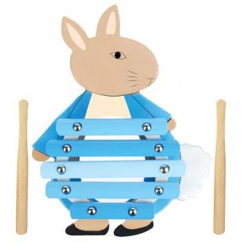 Peter Rabbit Wooden Xylophone Musical Toy for Toddlers - Early Development Instrument