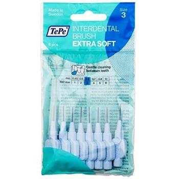 Tepe Interdental Brushes Extra Soft Set of 24 0.6 mm Light Blue