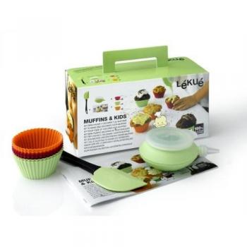 Lékué Muffins & Kids - Kit Surtido para Magdalenas