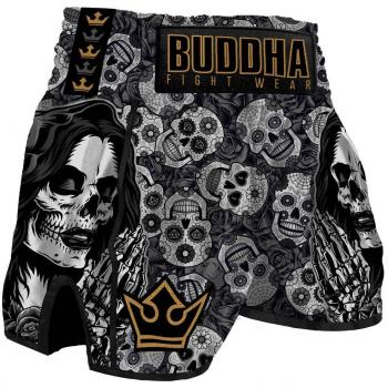 Retro Mexican Buddha Fight Wear Thai Boxing Shorts