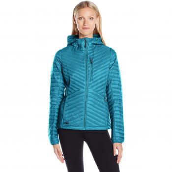 OUTDOOR RESEARCH WOMENS VERISMO HOODED DOWN JACKET OASIS