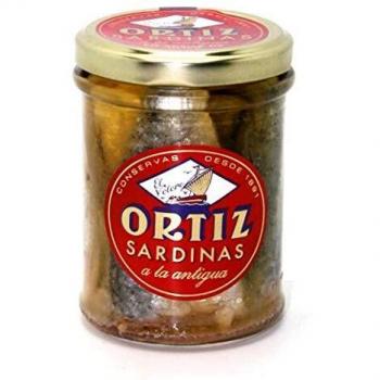 Sardinas a la antigua 190g tarro cristal Ortiz