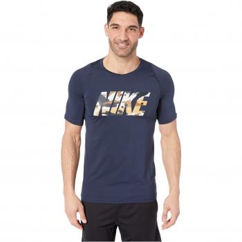 Nike M NP Top SS FTTD 2L CMO T-Shirt, Hombre, Obsidian, S