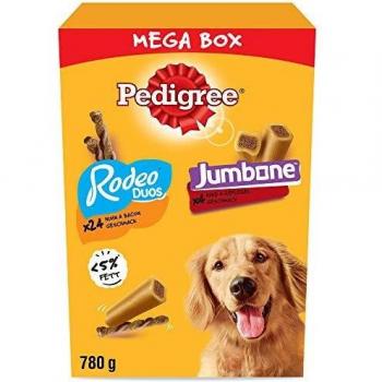Pedigree Mega Box Rodeo Duos + Jumbone - Golosina para Perros - 780g