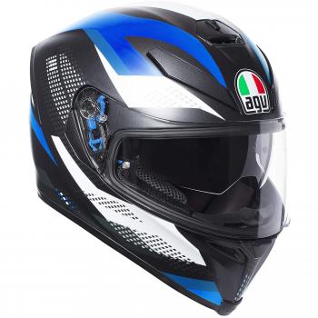 AGV doble sistema de retención D, azul, tamaño XS
