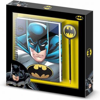 DC Comics Batman Rage Caja Regalo con Cuaderno y Lápiz Fashion, Azul
