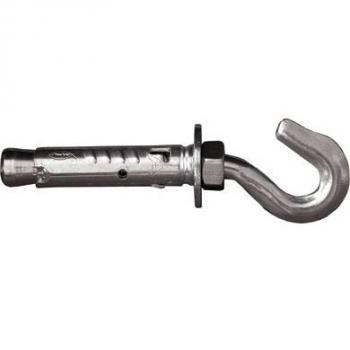 Taco de Anclaje de Acero con Gancho TA M10 G - Ø 15 x 69 mm - Tornillo M10 x 77 (25 Pz.)