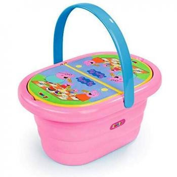 Smoby - Peppa Pig Cesta Picnic, 21 accesorios