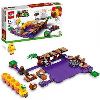 LEGO 71383 Super Mario Set de Expansión: Pantano Venenoso de la Floruga, Kit de Construcción Modular con Figuras de Goomba y Koopa Paratroopa